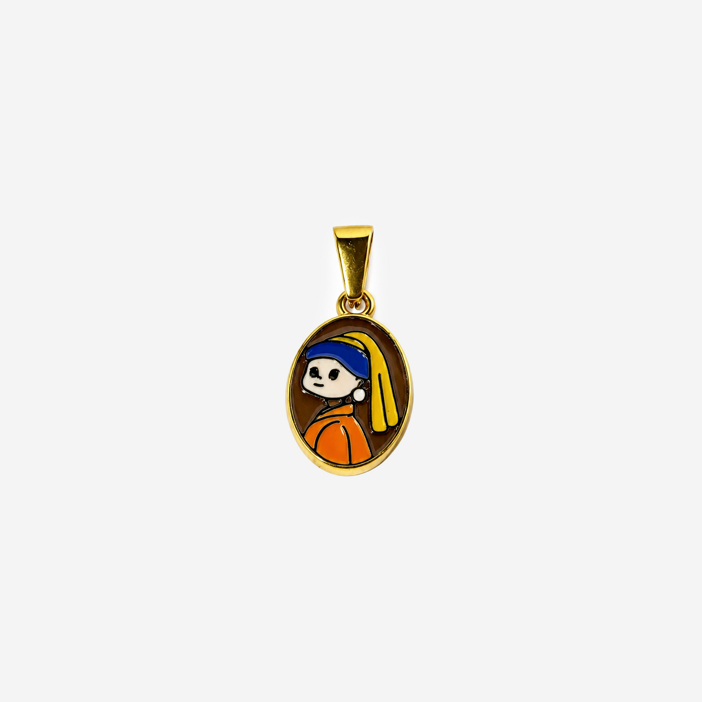 Titanium Gold Plated Charm