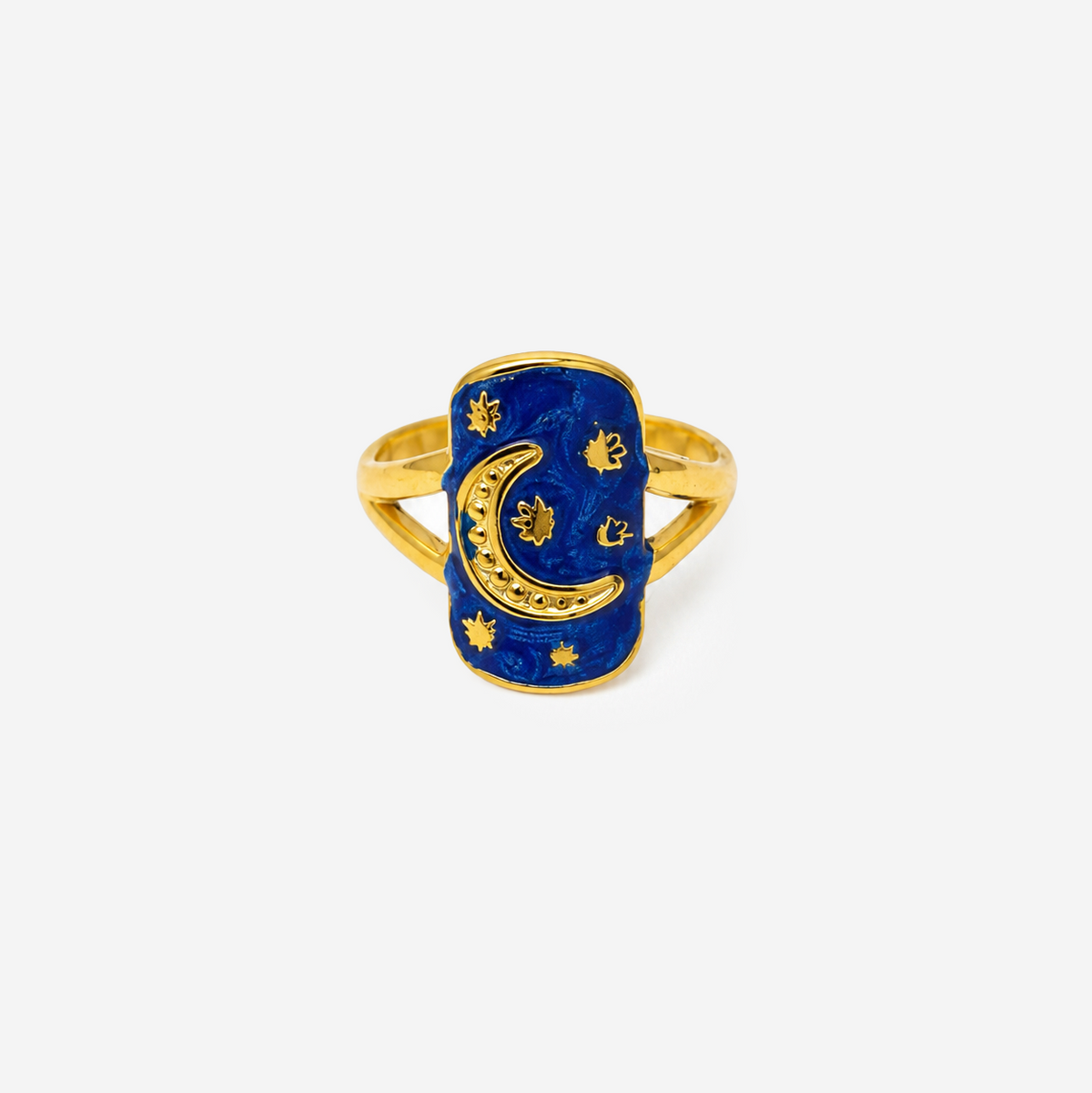 Gold-plated Titanium Ring