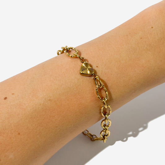 Gold-plated Titanium Bracelet