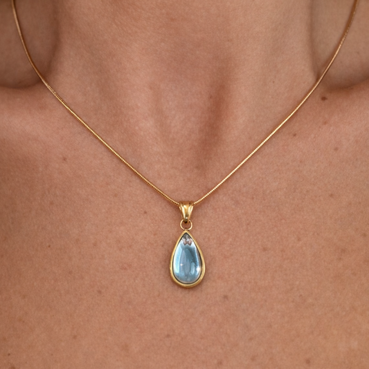 ტიტანის მოოქროვილი ყელსაბამი