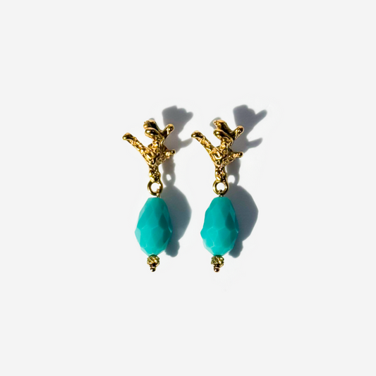 Gold-plated Titanium Earrings