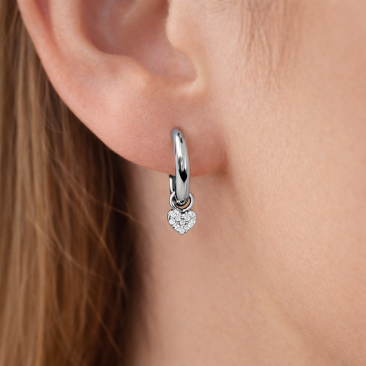 Gold-plated Titanium Italian Collection Earrings