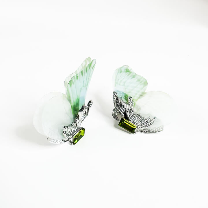 Clip-On Butterfly-Shaped Earrings