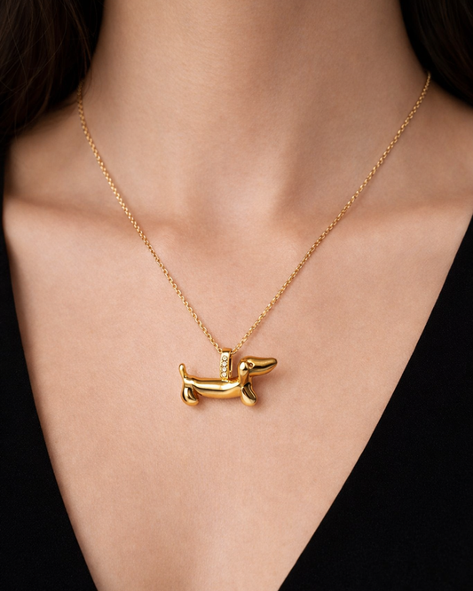 "Doggo" Gold Necklace