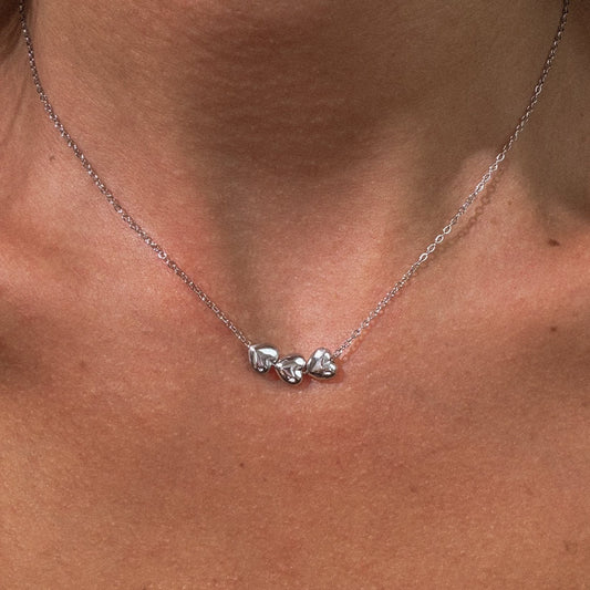 Gold-plated Titanium Necklace Heart