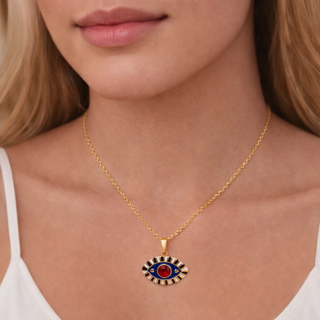 Emerald Eye Necklace