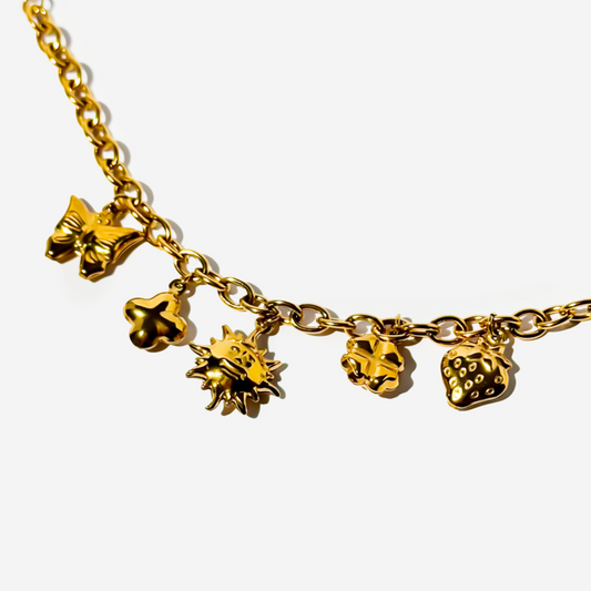 Gold-plated Titanium Bracelet