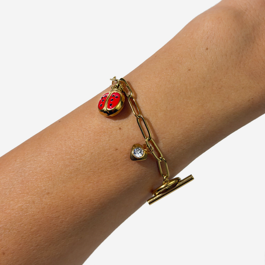 Gold-plated Titanium Bracelet