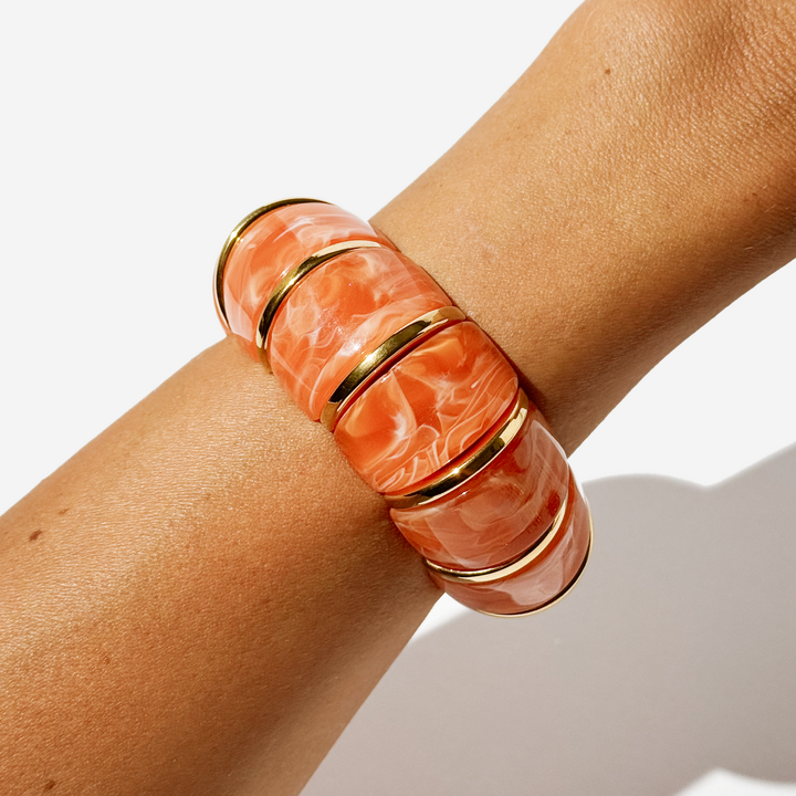 Processed Agate Bracelet