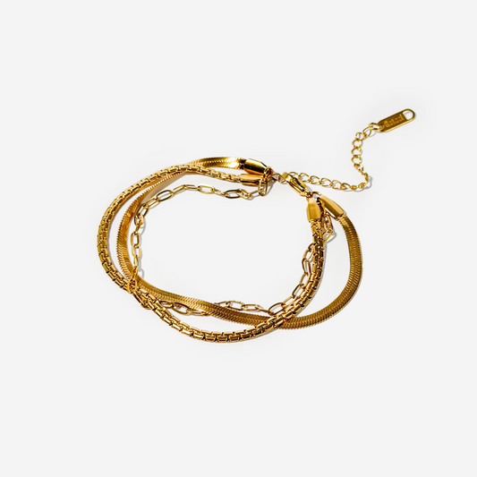 Gold-plated Titanium Bracelet