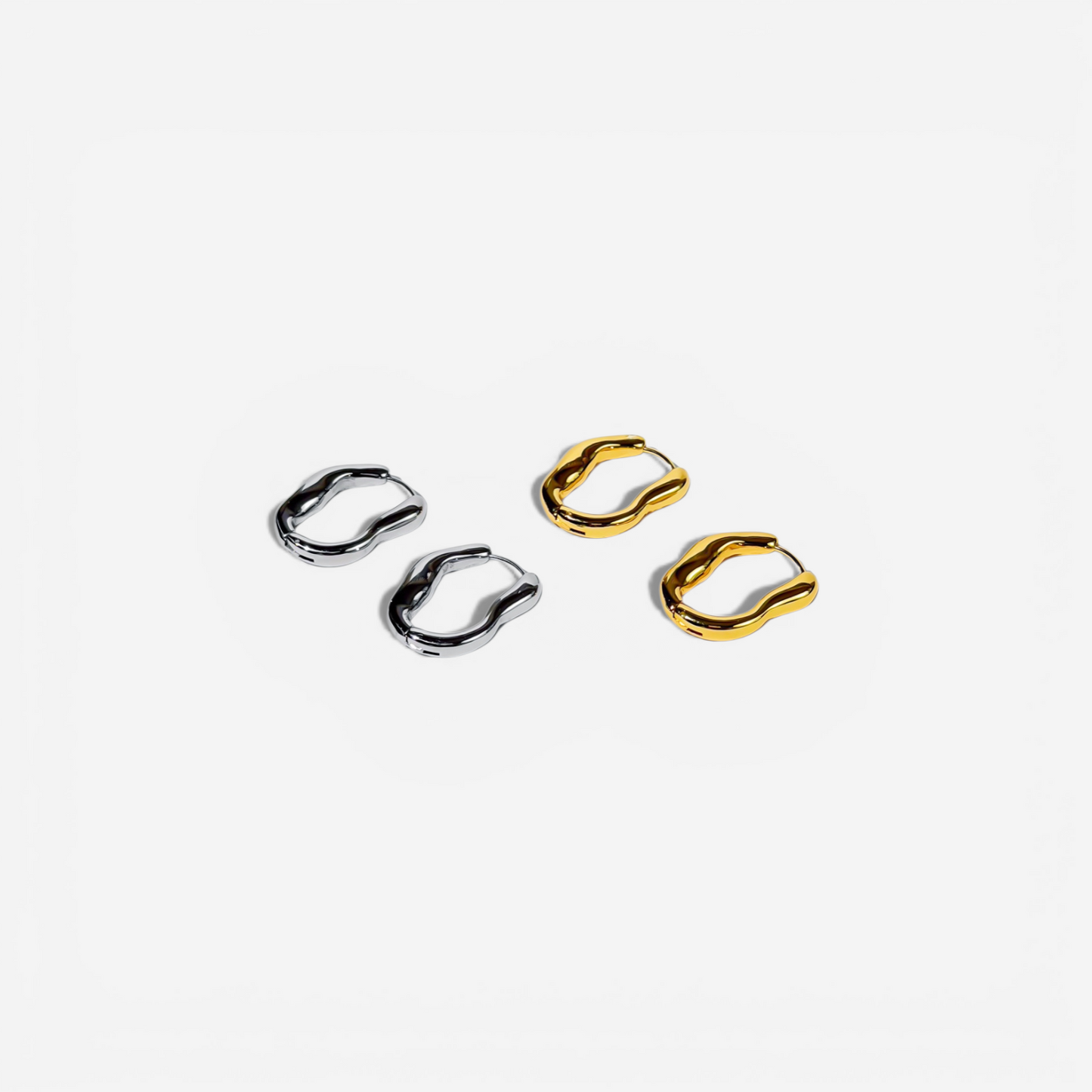 Gold-plated Titanium Earrings