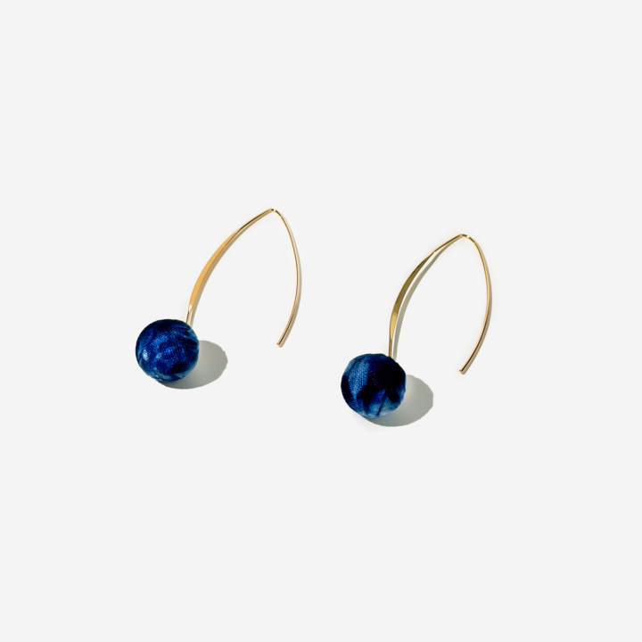 Fabric with Texture Earrings