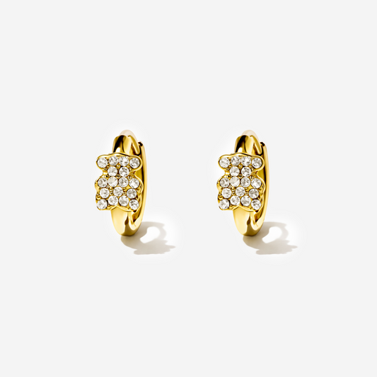 Gold-plated Titanium Italian Collection Earrings