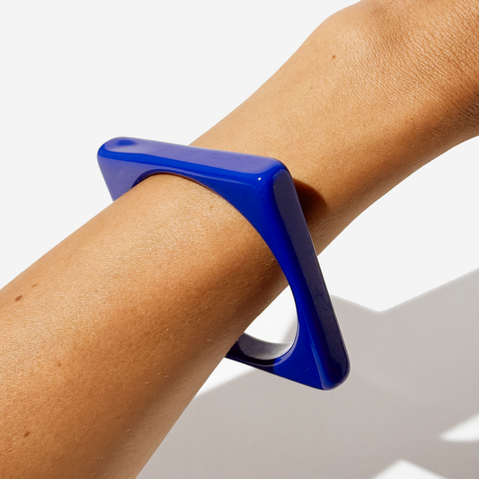 Blue Acrylic Bracelet