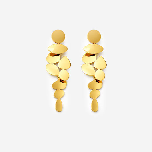 Gold-plated Titanium Italian Collection Earrings