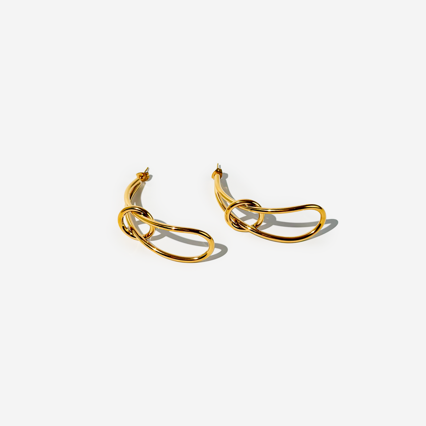 Gold-plated Titanium Earrings