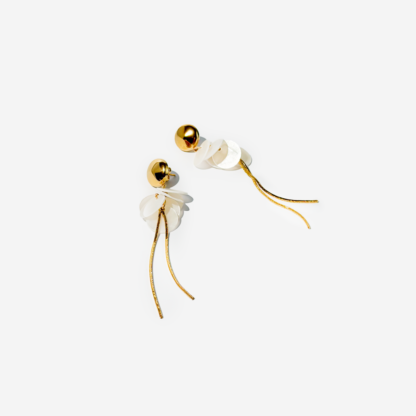 Gold-plated Titanium Earrings