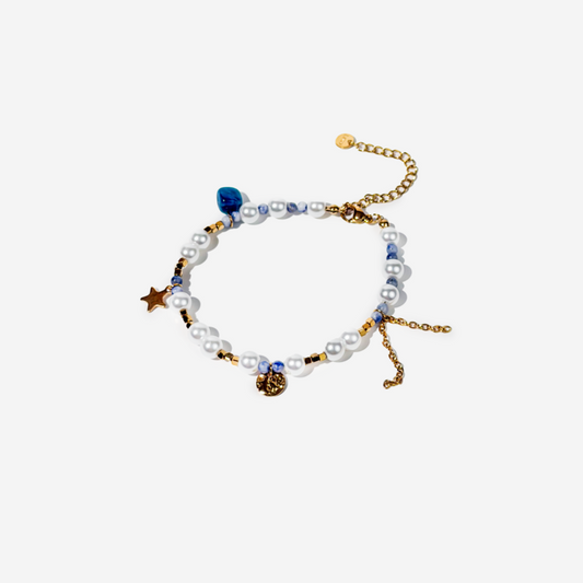 Pearl Bracelet With Charms