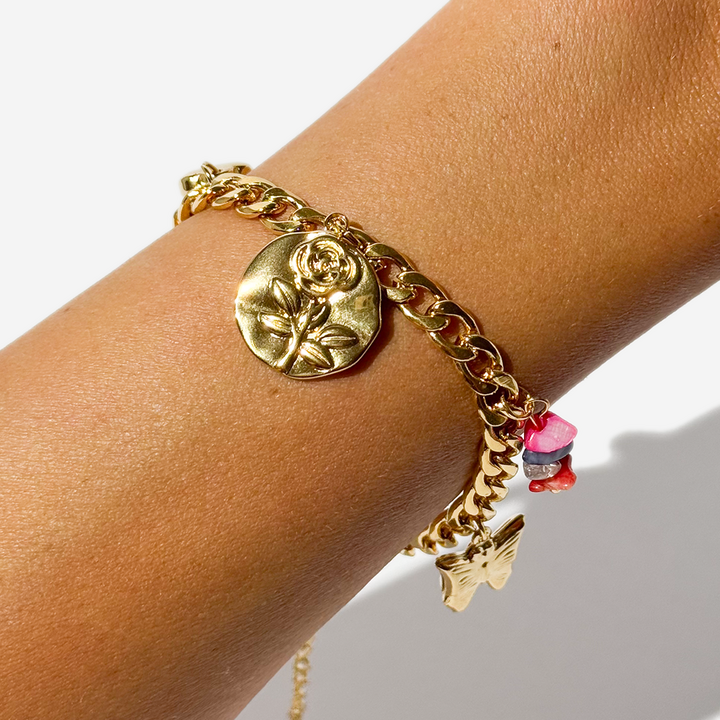 Gold-plated Titanium Bracelet