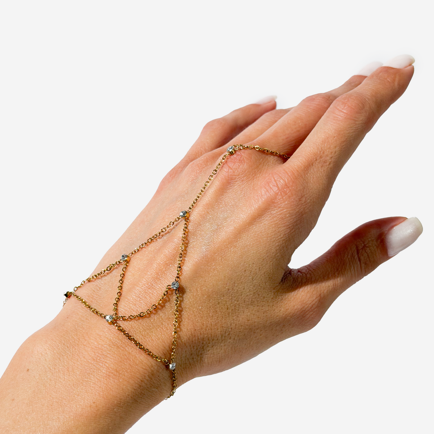 Titanium Gold Plated Ring-Bracelet