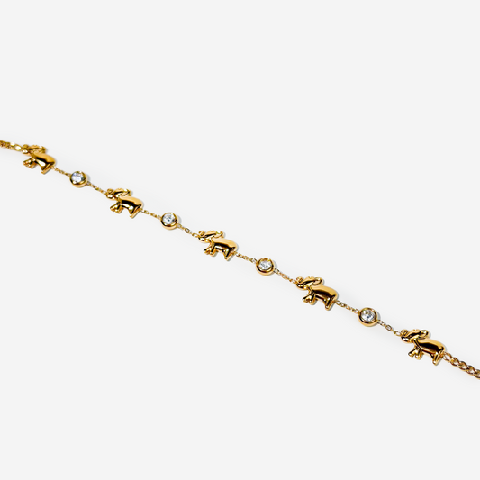 Gold-plated Titanium Bracelet