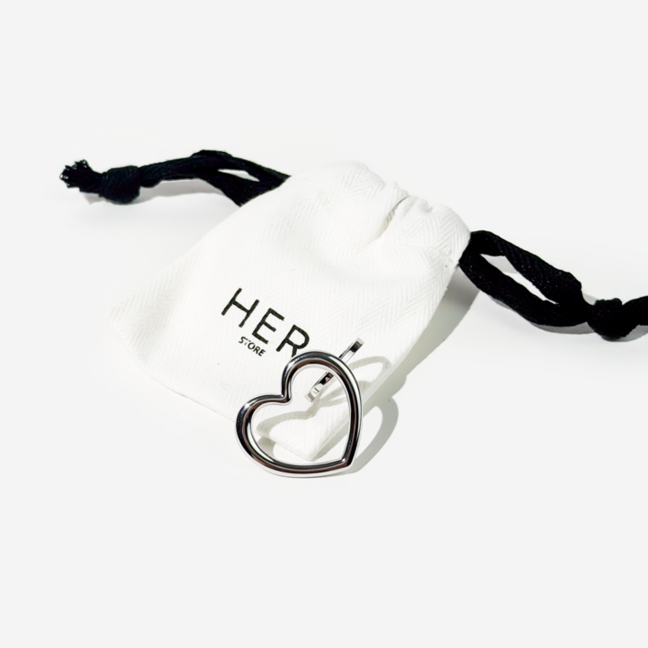 Gold-plated Titanium Heart Shaped Ring