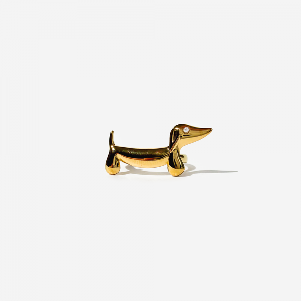 "Doggo" Gold Ring