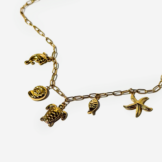 Gold-plated Titanium Necklace