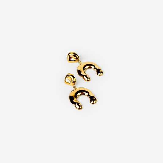 Gold-plated Titanium Earrings