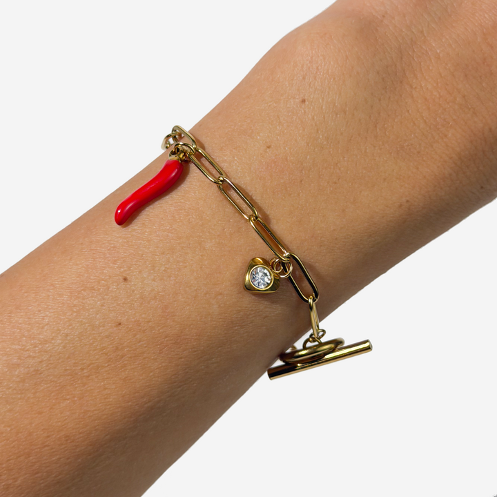 Gold-plated Titanium Bracelet