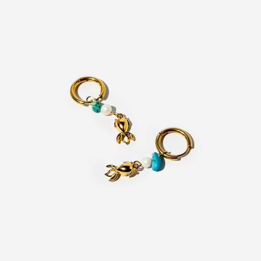 Gold-plated Titanium Earrings