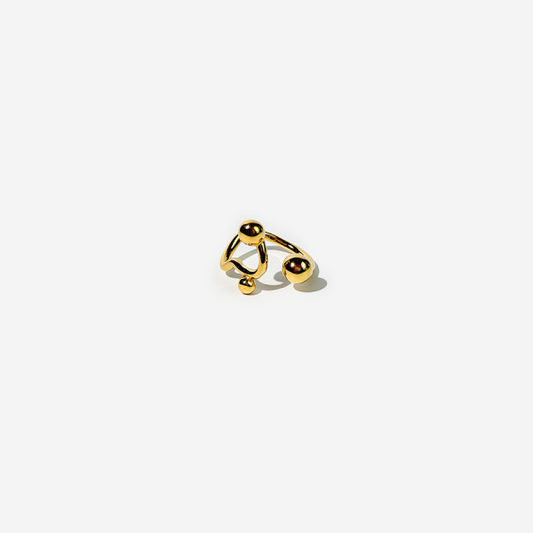 Gold-plated Titanium Ring