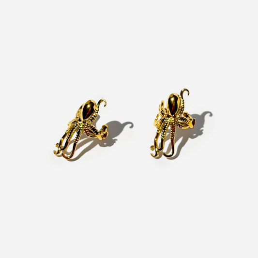 Gold-Plated Titanium Ear Cuff
