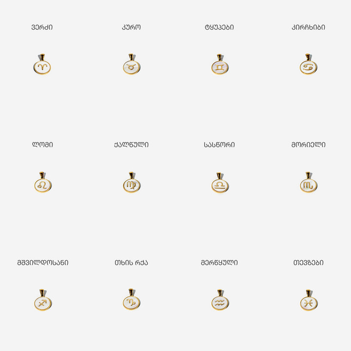 Zodiac Charm