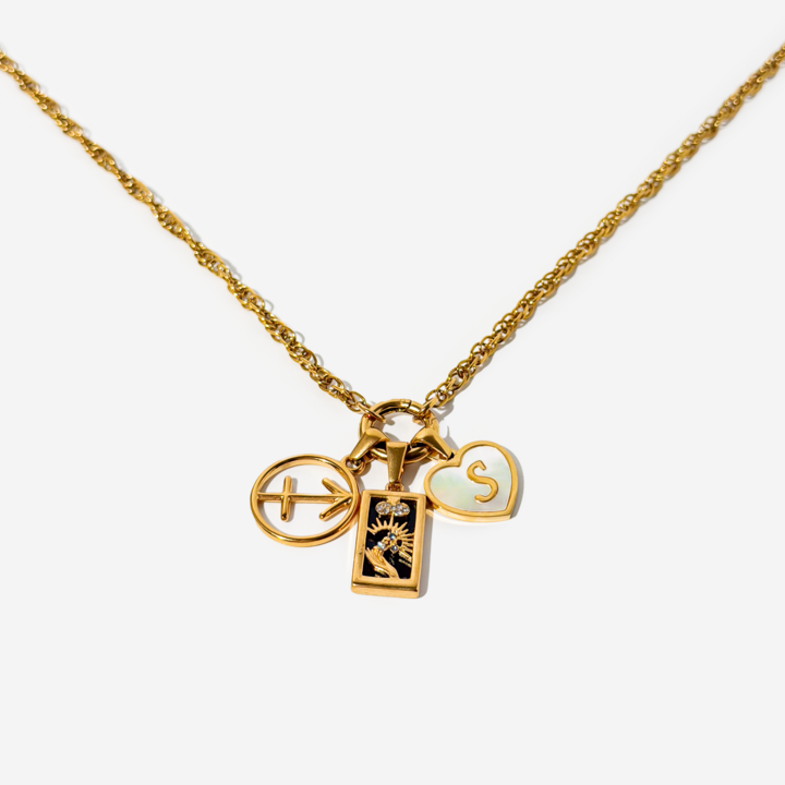 Gold-plated Titanium Charm