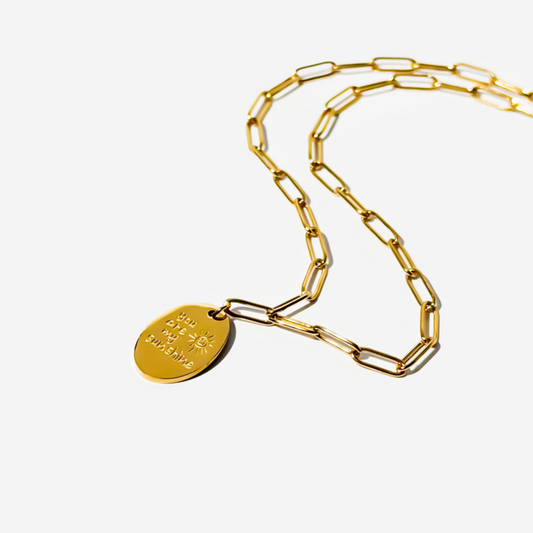 Gold-plated Titanium Necklace