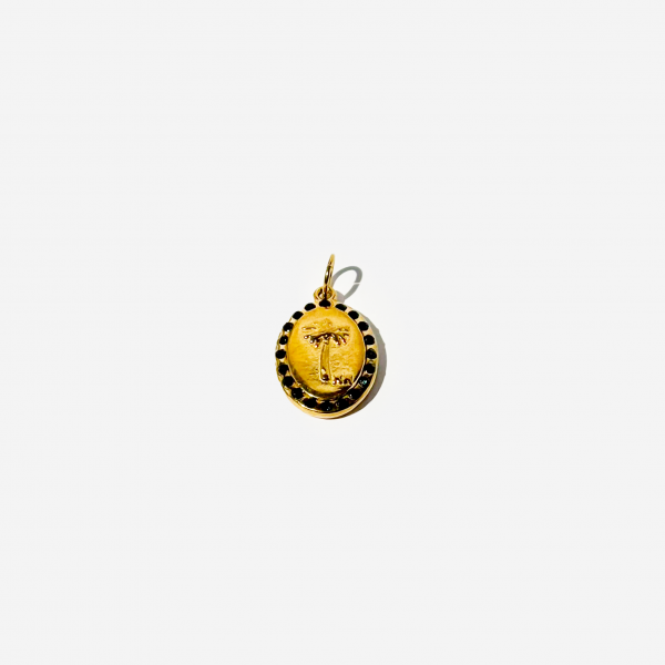 Gold-plated Titanium Charm