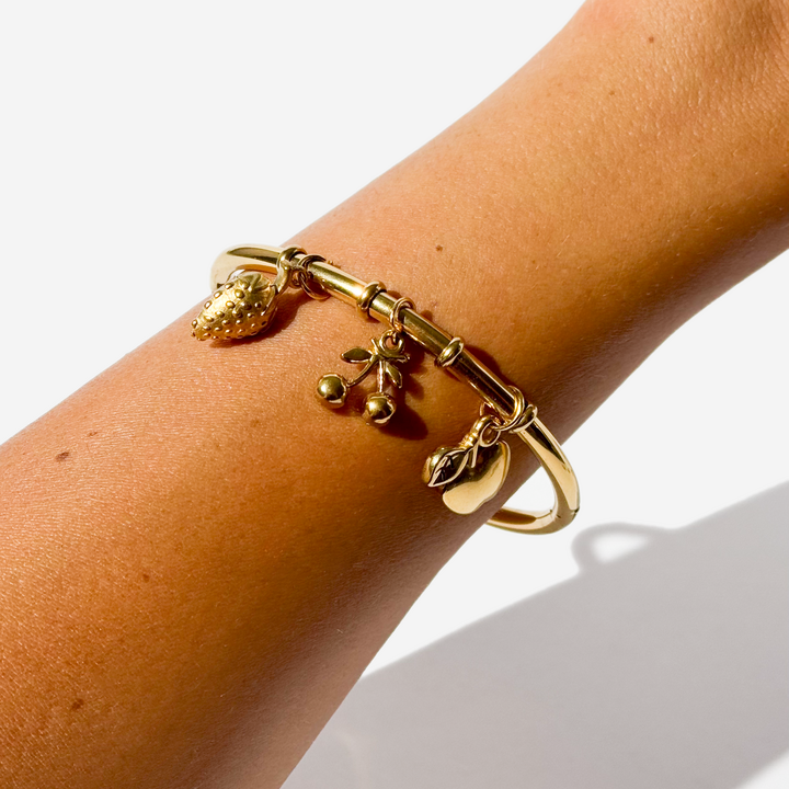 Gold-plated Titanium Bracelet