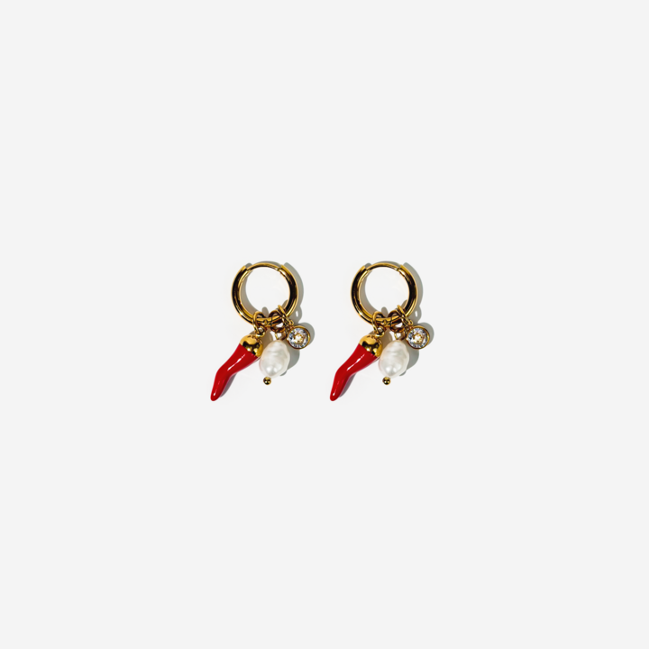 Gold-plated Titanium Earrings