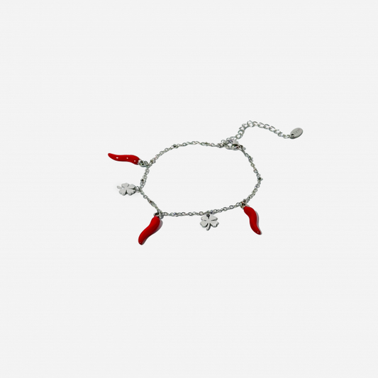 Gold-plated Titanium with Pepper Bracelet