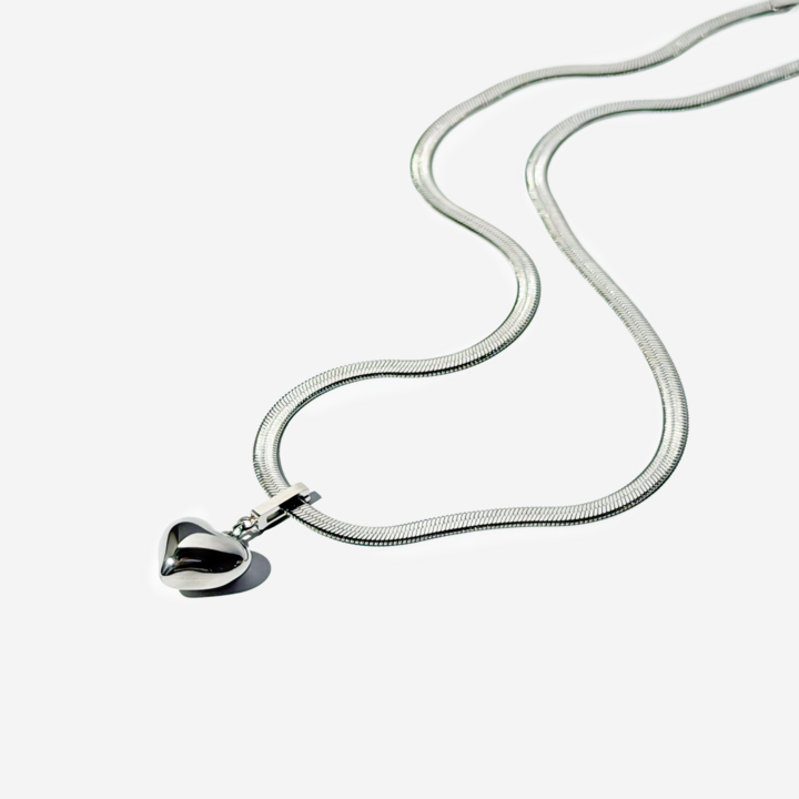 Heart Shaped Italian Collection Necklace