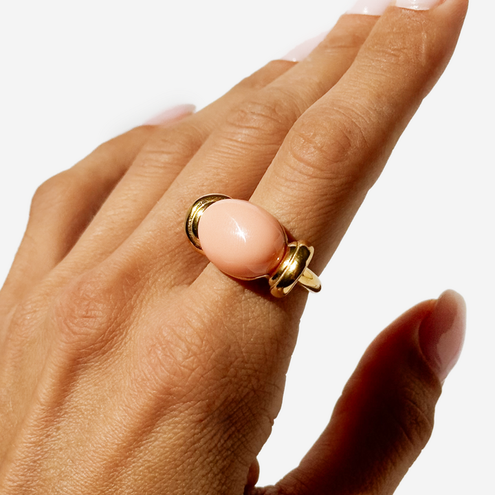 Gold-plated Titanium Ring