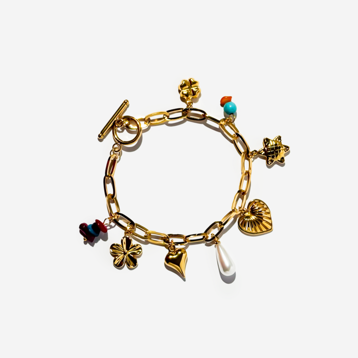 Gold-plated Titanium Bracelet