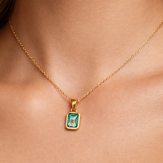 ტიტანის მოოქროვილი ყელსაბამი