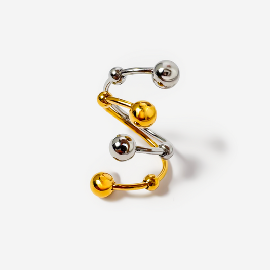 Gold-plated Titanium Ring