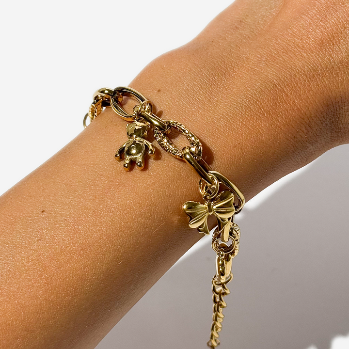 Gold-plated Titanium Bracelet