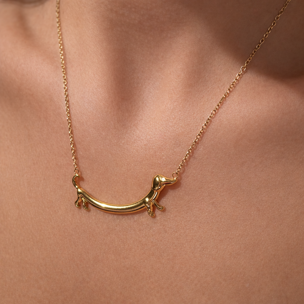 Gold-plated Titanium Necklace
