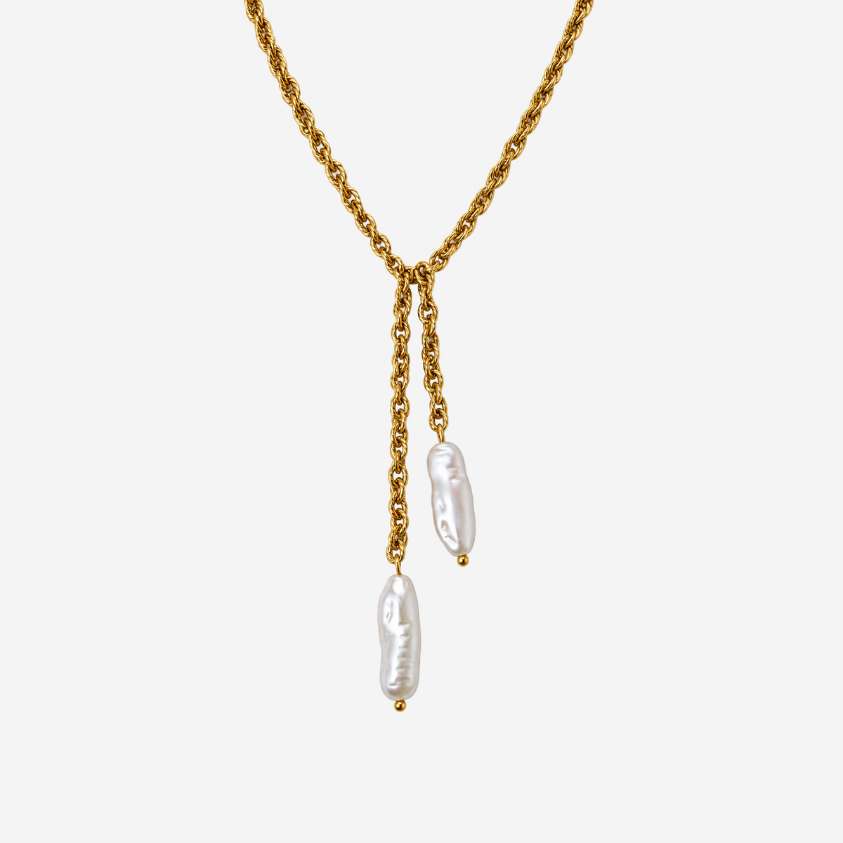Titanium Gold Plated Necklace