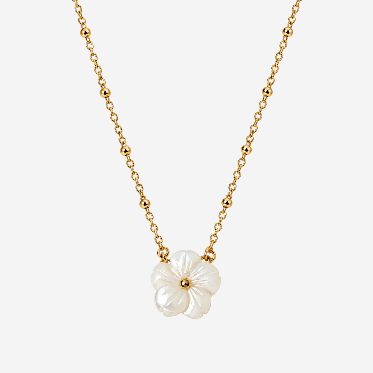Titanium Gold Plated Necklace