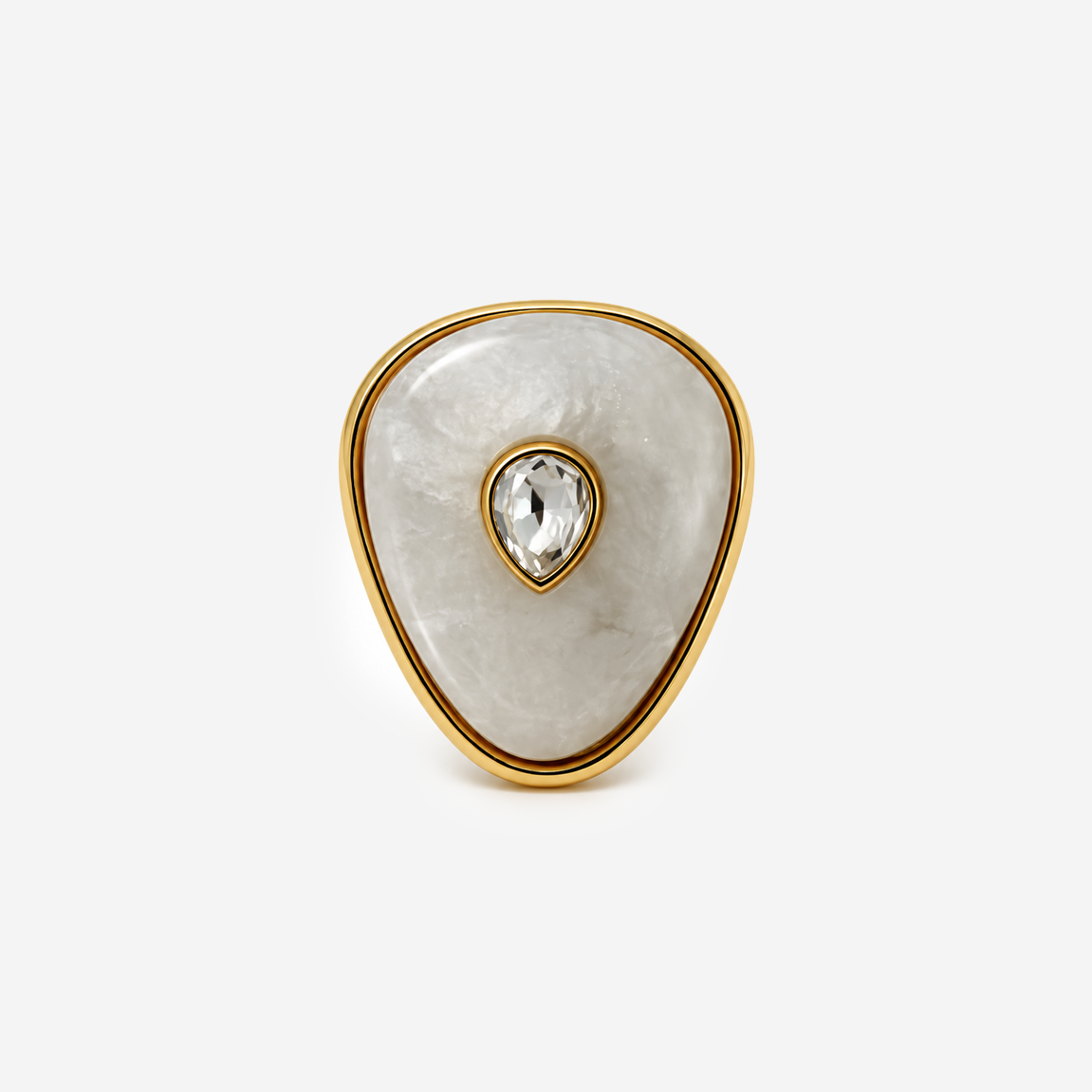 Titanium Gold Plated Ring